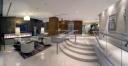 Panoramic View of Lobby, Front Desk.